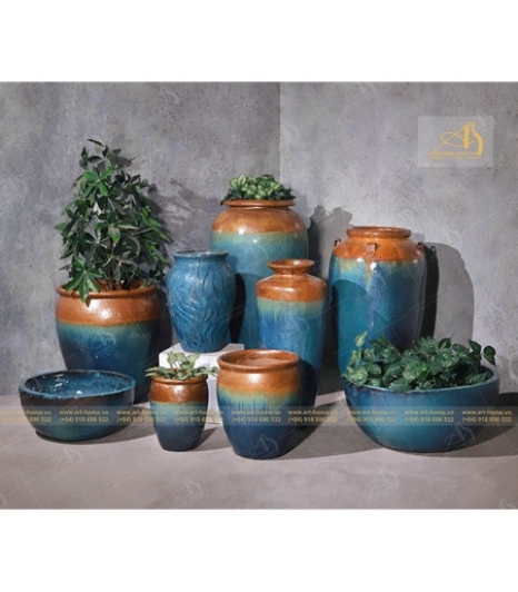 CHẬU GỐM MEN - GLAZED