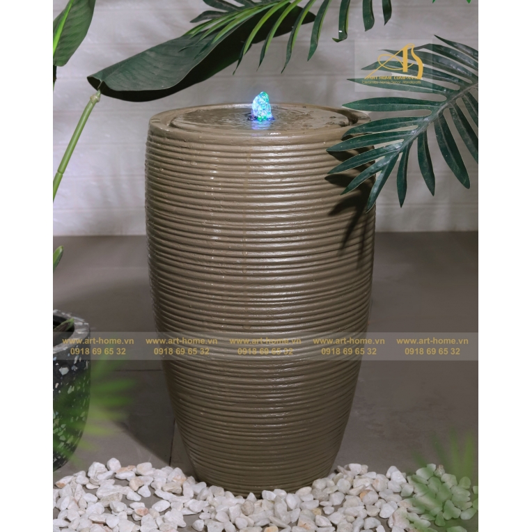 Thác nước trang trí nhà cửa, văn phòng, làm quà tặng biếu, giúp thư giãn, thiền, cao 48cm_WF007H47CRT