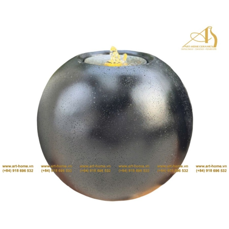 Thác Nước Gốm Art-Home Trang Trí Sân Vườn, Làm Cảnh Quan, Làm Quà Tặng Biếu_ WF025H41BL