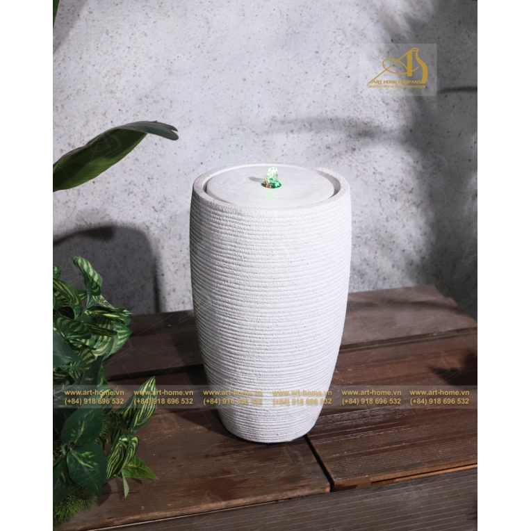 Thác Nước Trang Trí Nhà Cửa, Văn Phòng, Làm Quà Tặng Biếu, Giúp Thư Giãn, Thiền, Đèn Nhiều Màu_WF007H47WHR