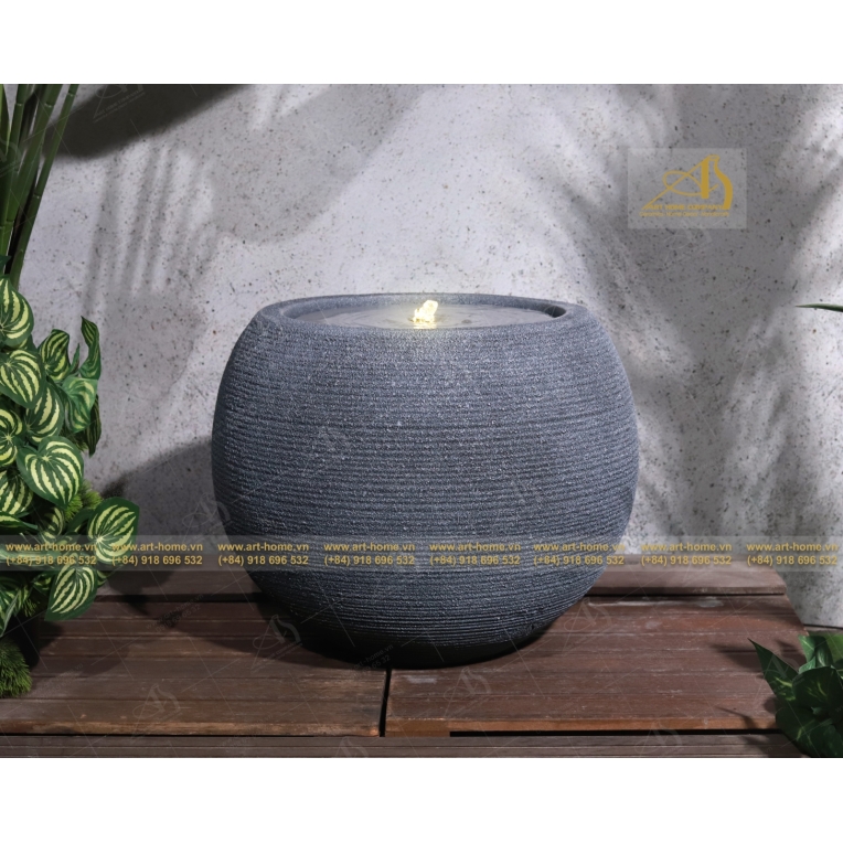 Thác Nước Trang Trí Nhà Cửa, Văn Phòng, Làm Quà Tặng Biếu, Giúp Thư Giãn, Thiền, Đèn Nhiều Màu_WF008H40GAR
