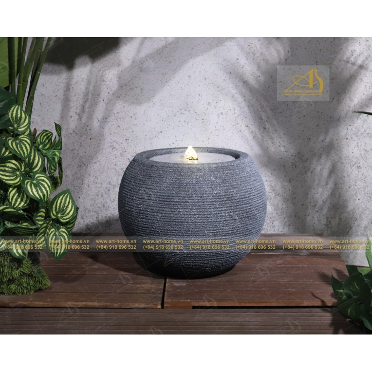 Thác Nước Trang Trí Nhà Cửa, Văn Phòng, Làm Quà Tặng Biếu, Giúp Thư Giãn, Thiền, Đèn Nhiều Màu_WF008H32GAR