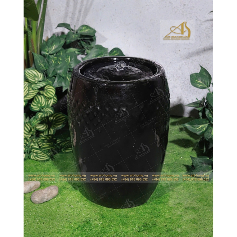 Thác Nước Gốm Art-home Trang Trí Sân Vườn, Làm Cảnh Quan, làm quà tặng biếu_WF016H45BL