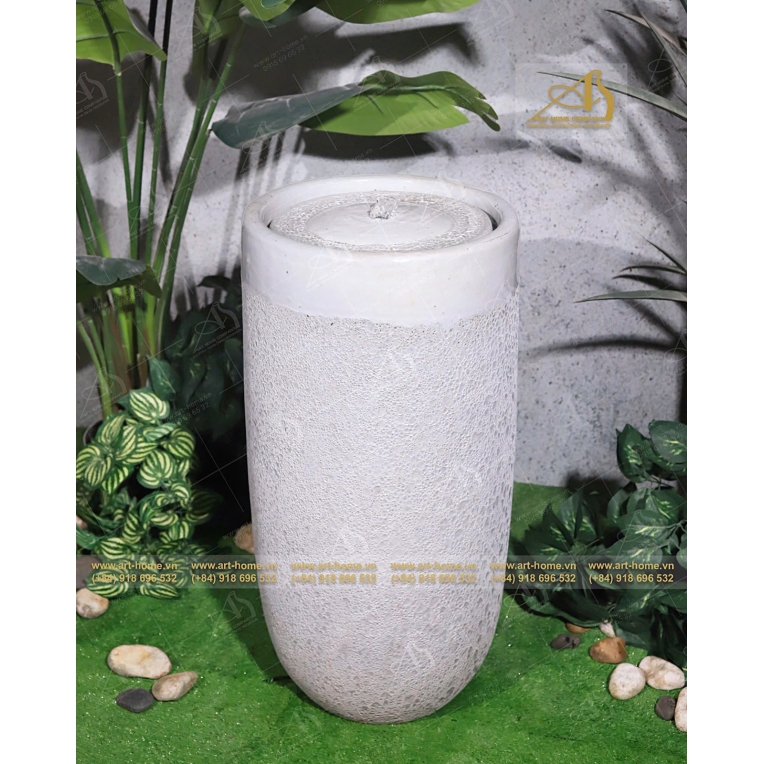 Thác Nước Gốm Art-Home Trang Trí Sân Vườn, Làm Cảnh Quan, Làm Quà Tặng Biếu_WF024H78WHO