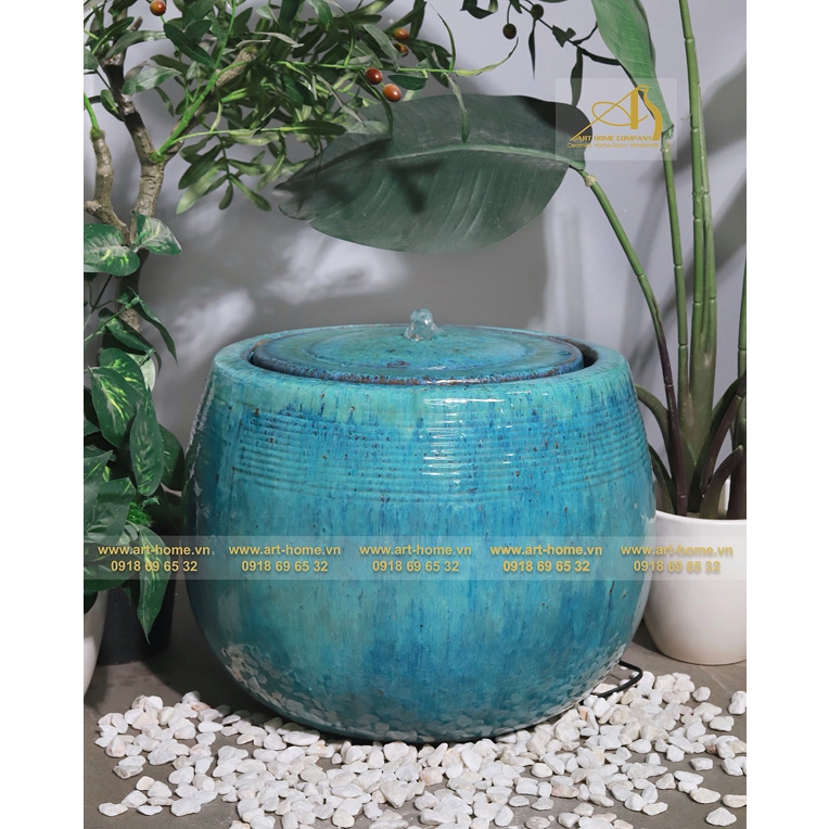 Thác Nước Gốm Art-home Trang Trí Sân Vườn, Làm Cảnh Quan, làm quà tặng biếu_WF011H3AQ